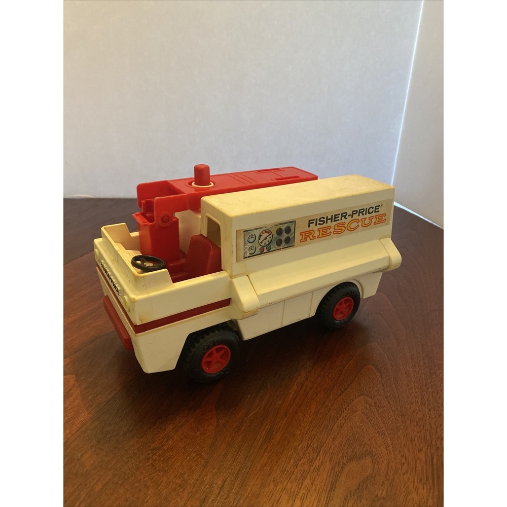 Fisher Price Vintage‎ 1974 Adventure People #303 Fire Rescue Truck